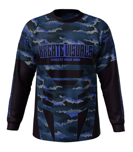 Hex Camo Blue - Elite Jersey