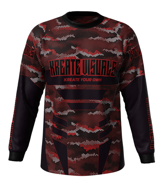 Hex Camo Red - Elite Jersey