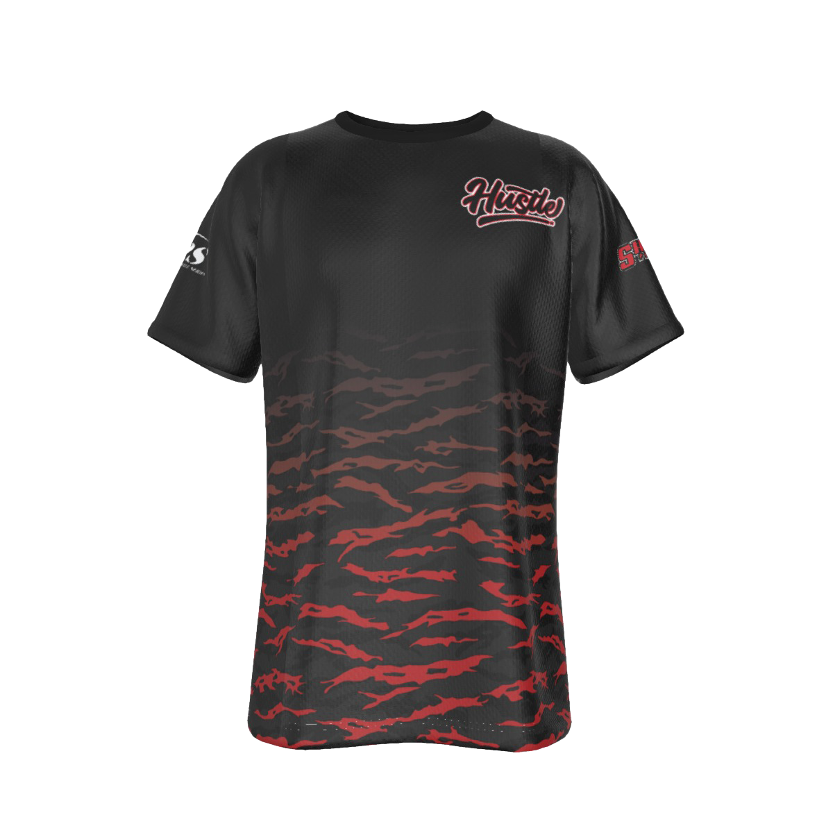 Hustle Red Tiger - Tech Tee