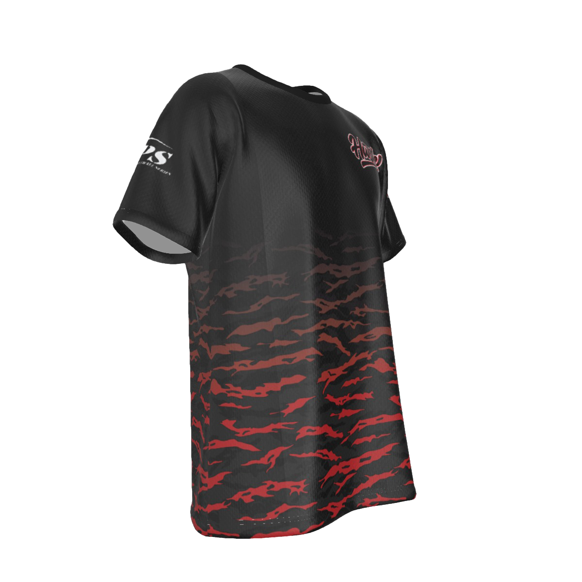 Hustle Red Tiger - Tech Tee